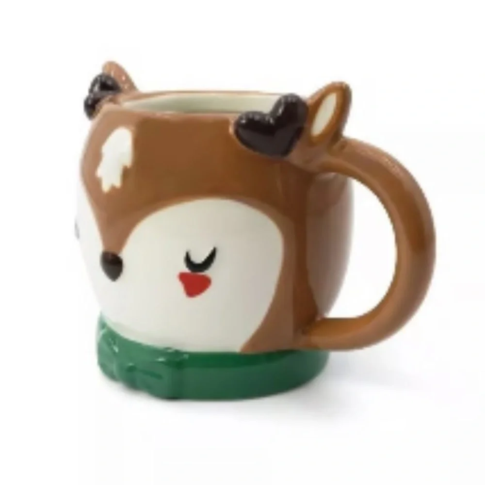 🆕 Target Cozy Reindeer Mug Coffee Cup, Ceramic Mug Christmas Holiday Decor